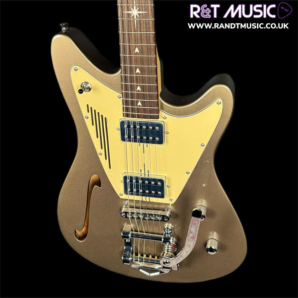 Magneto Starlux SL-4300 Electric Guitar in Sunset Gold w/Gigbag