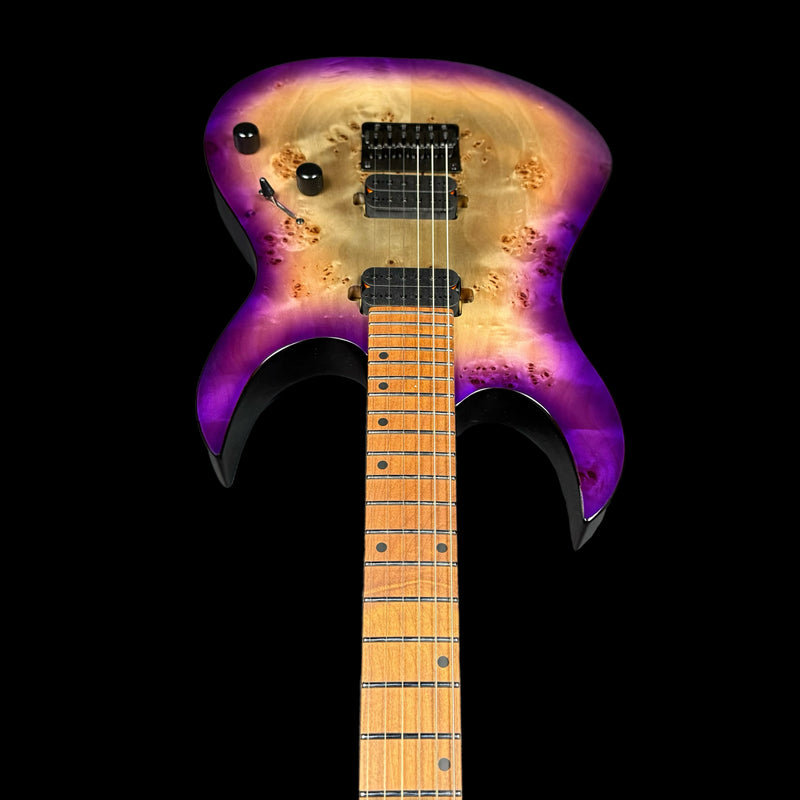 Spira S-450 TPP Poplar Burl Electric Guitar in Gloss Trans Purple