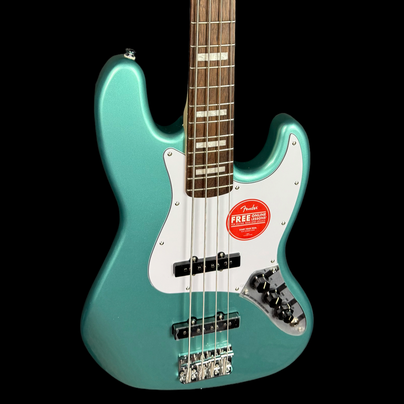 Squier Affinity Active Jazz Bass in Mystic Sea Foam Green