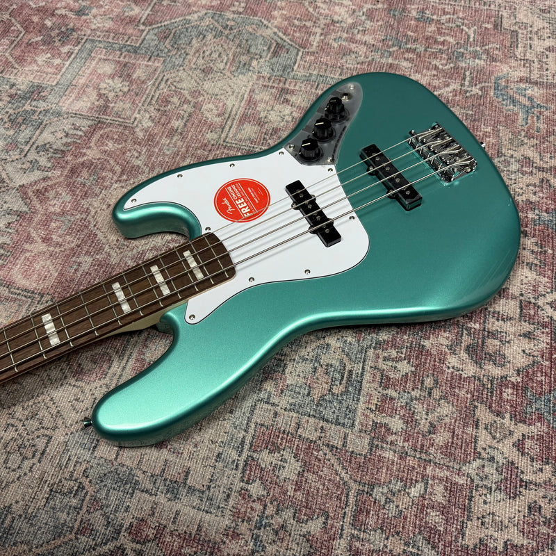 Squier Affinity Active Jazz Bass in Mystic Sea Foam Green