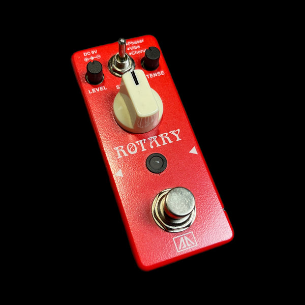 Rotary Pedal, Aroma ARE-5 Roto Engine Speaker Simulator Guitar Pedal, Red