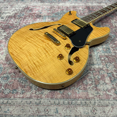 Washburn HB35 Hollowbody Electric Guitar in Natural