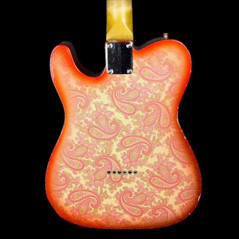 Kauffmann '63 T-Style Electric Guitar in Pink Paisley w/ Deluxe Gigbag
