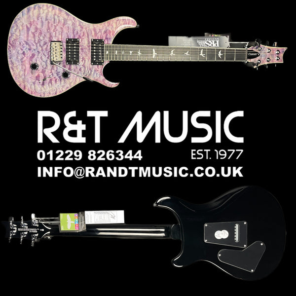 PRS SE Custom 24 Electric Guitar In Violet Quilt W/ Gigbag
