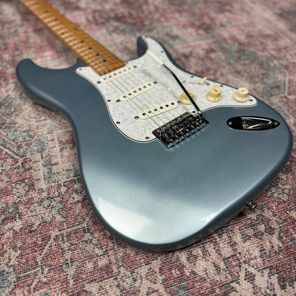 Strat Style Partscaster Guitar in Ice Blue