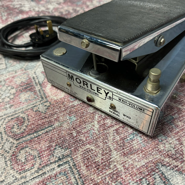 Vintage 1970s Morley CWV Wah / Volume Effects Pedal in Chrome