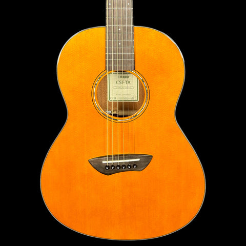 Yamaha CSF-TA TransAcoustic Parlour Guitar in Vintage Natural w/Gigbag