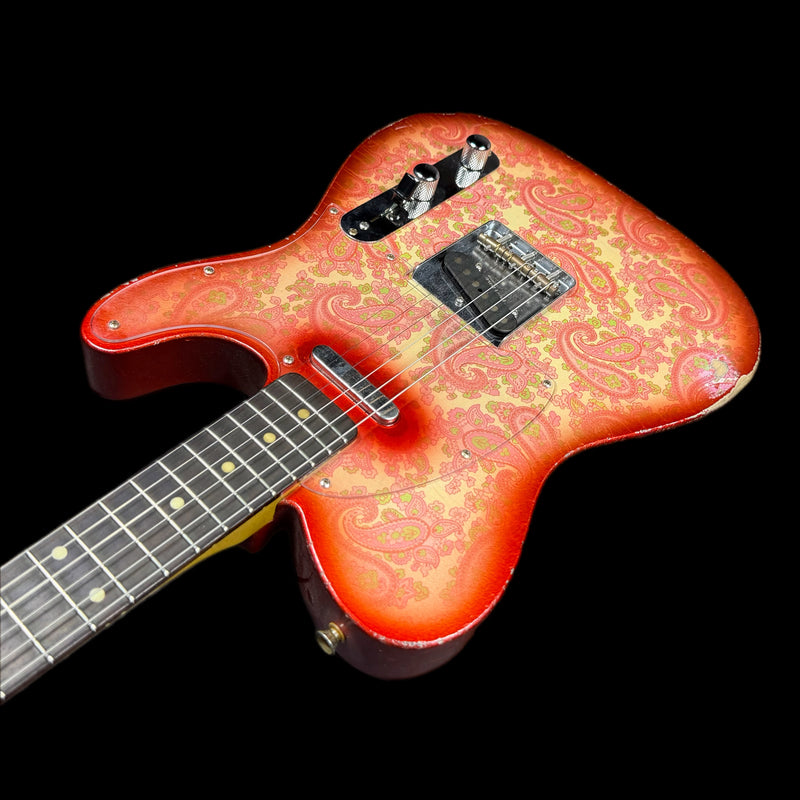 Kauffmann '63 T-Style Electric Guitar in Pink Paisley w/ Deluxe Gigbag