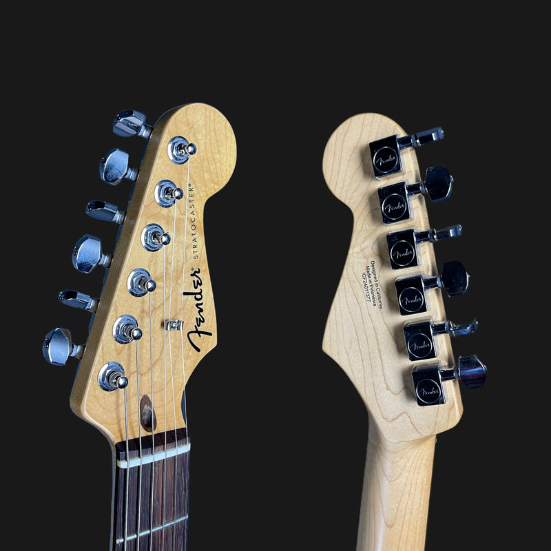 Fender Standard Stratocaster Electric Guitar in 3-Color Sunburst Indian Laurel Fingerboard w/ Upgraded Scratchplate