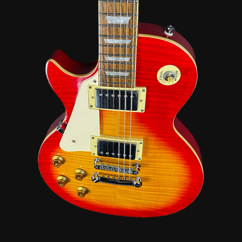 Epiphone Les Paul Standard Left Hand Guitar in Cherry Sunburst - 2001