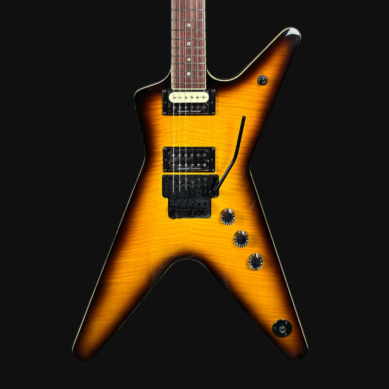Dean ML 79 Floyd Flame Top Duncans TBZ Trans Brazilia Electric