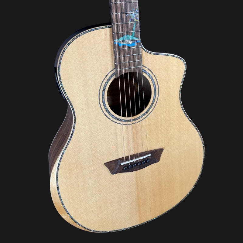 Washburn Bella Tono Allure SC56S Solid Top Studio Electro-Acoustic Guitar