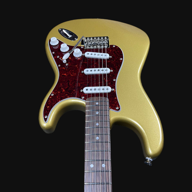 Squier Limited Edition FSR Squier Classic Vibe 60s Strat Electric Guitar in Aztec Gold