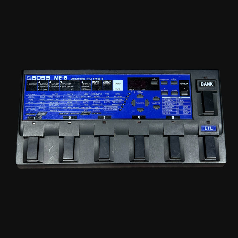 Boss ME-8 Guitar Multiple Effects Pedal | R and T Music