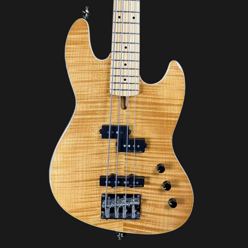 Sire Marcus Miller U5 Alder Flamed Maple Natural Short-Scale Electric Bass Guitar