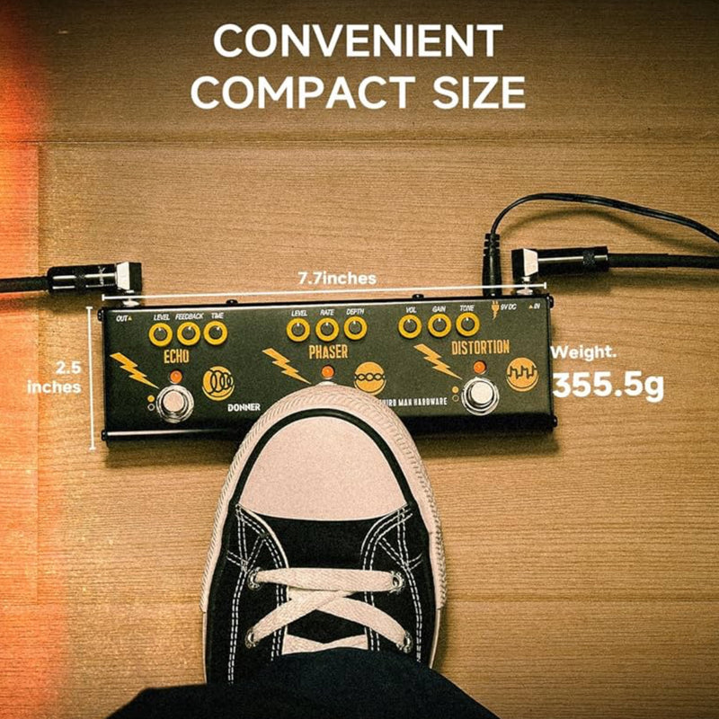 Donner Triple Threat Effect Pedal
