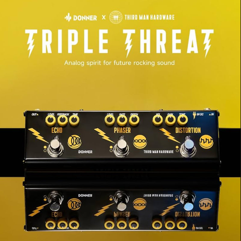 Donner Triple Threat Effect Pedal