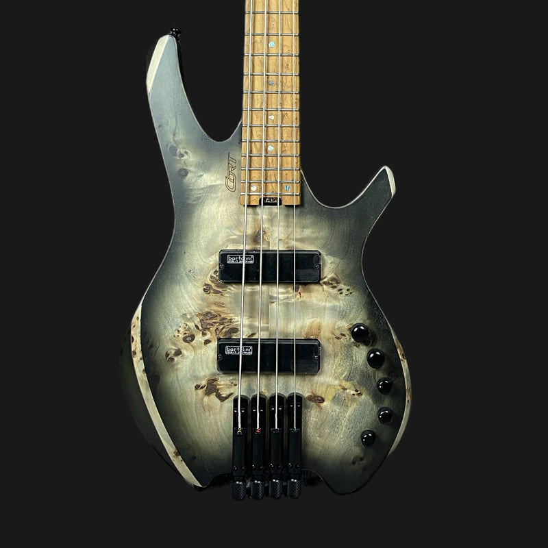 Cort Space 4 Headless Bass Guitar in Star Dust Black