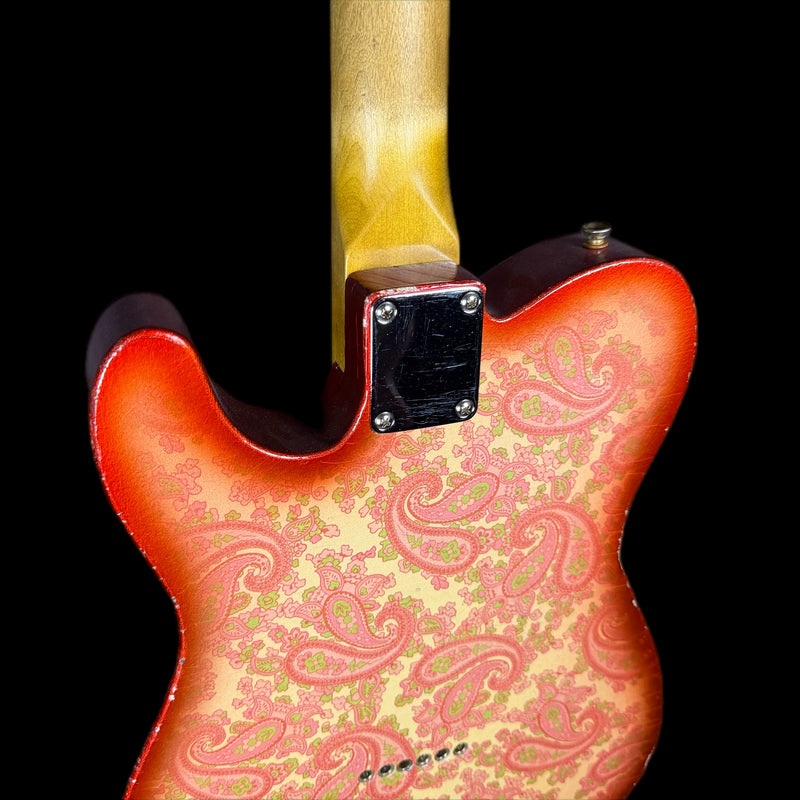 Kauffmann '63 T-Style Electric Guitar in Pink Paisley w/ Deluxe Gigbag