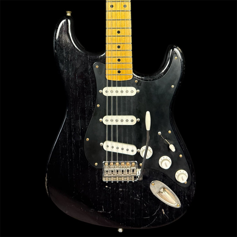 Kauffmann 56S Medium Relic Electric Guitar in Bull Black w/Deluxe Gigbag