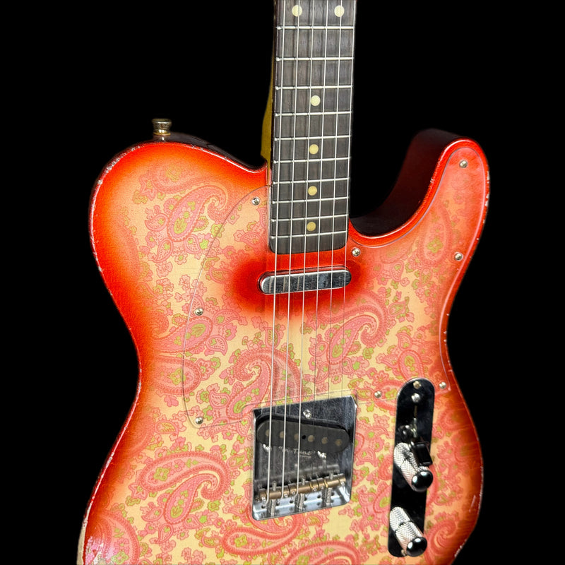 Kauffmann '63 T-Style Electric Guitar in Pink Paisley w/ Deluxe Gigbag