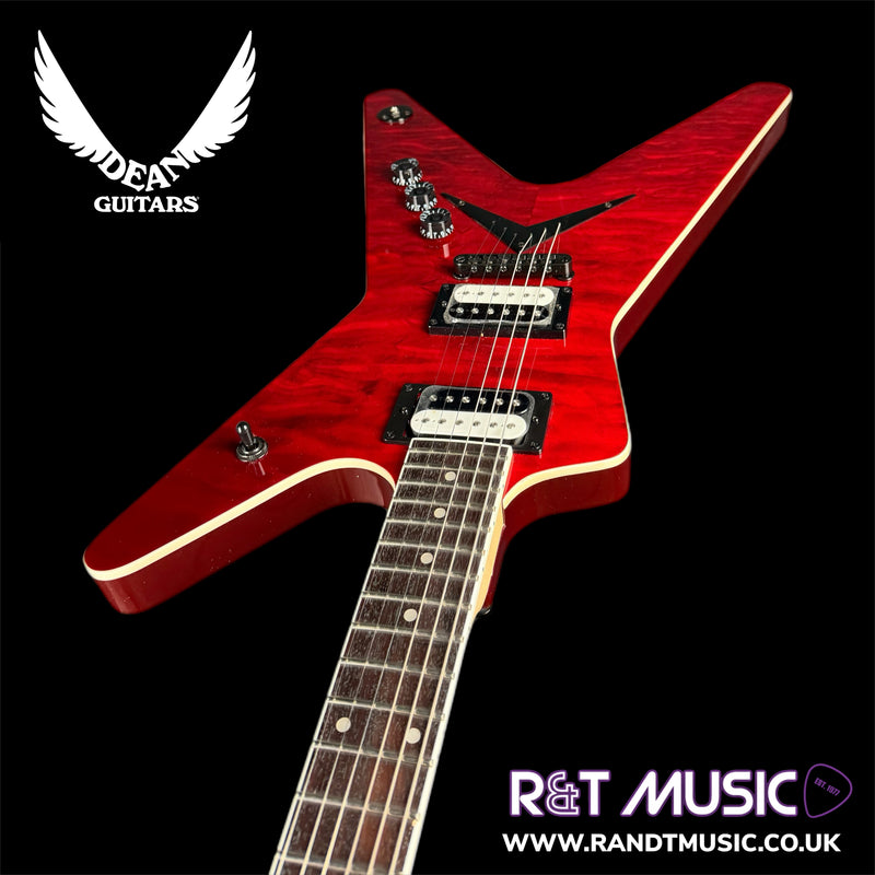 Dean Guitars MLX Quilt Maple Scary Cherry