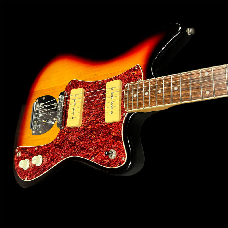 Wilson Brothers ‘The Ventures’ Offset Electric Guitar in 3-Tone Sunburst