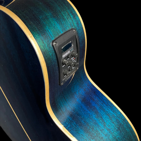 Tanglewood TW4 BLA Electro-Acoustic Guitar in Aquamarine Blue Gloss