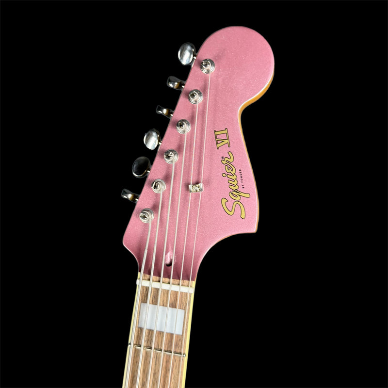 Squier FSR Classic Vibe Bass VI Laurel Fingerboard Matching Headstock Burgundy Mist