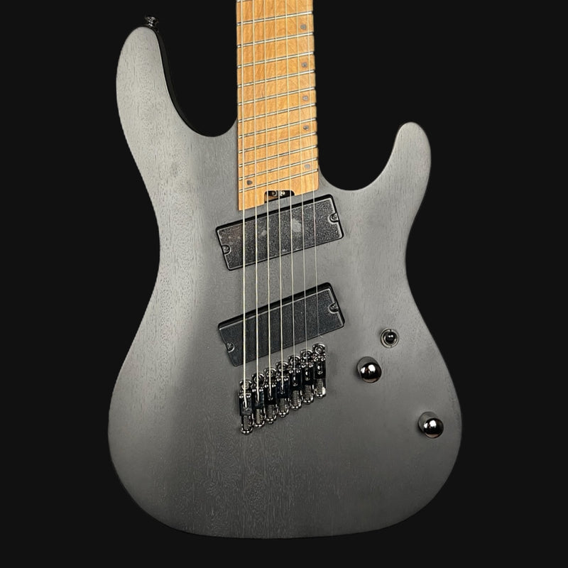 Cort KX307MS 7 String Electric Guitar in Open Pore Black