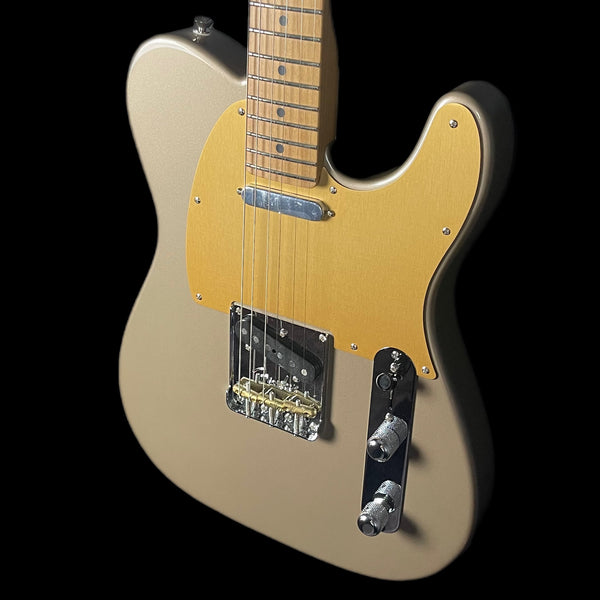 FENDER LIMITED EDITION AMERICAN PROFESSIONAL II TELECASTER IN SHORELINE GOLD WITH ROASTED MAPLE NECK