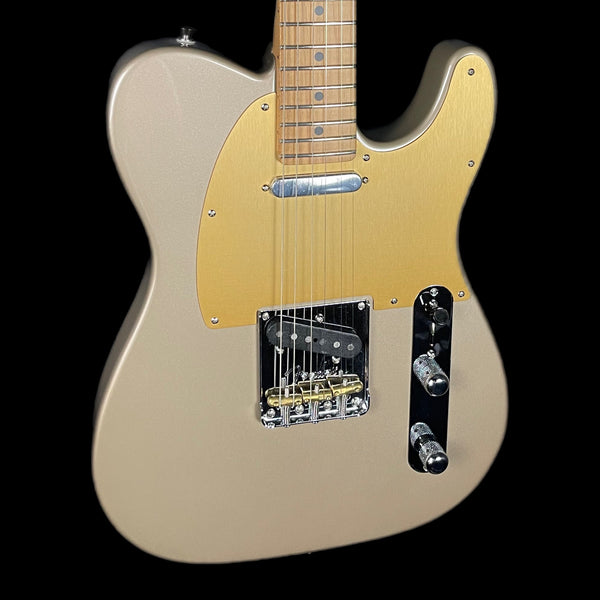 FENDER LIMITED EDITION AMERICAN PROFESSIONAL II TELECASTER IN SHORELINE GOLD WITH ROASTED MAPLE NECK