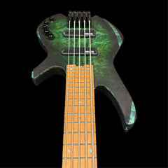 Cort Artisan Space 5 String Headless Bass Guitar in Star Dust Green w/Gigbag