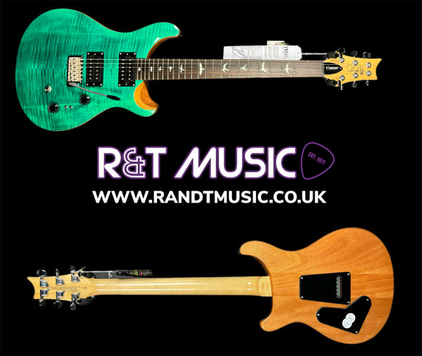 PRS SE Custom 24-08 Electric Guitar in Turquoise w/Gigbag