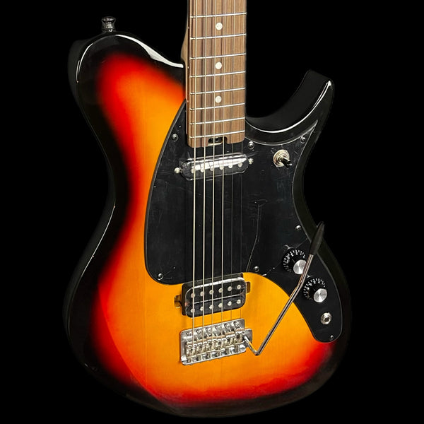 Aria Pro II Jet-B’tone, 30" Baritone Electric Guitar, 3 Tone Sunburst