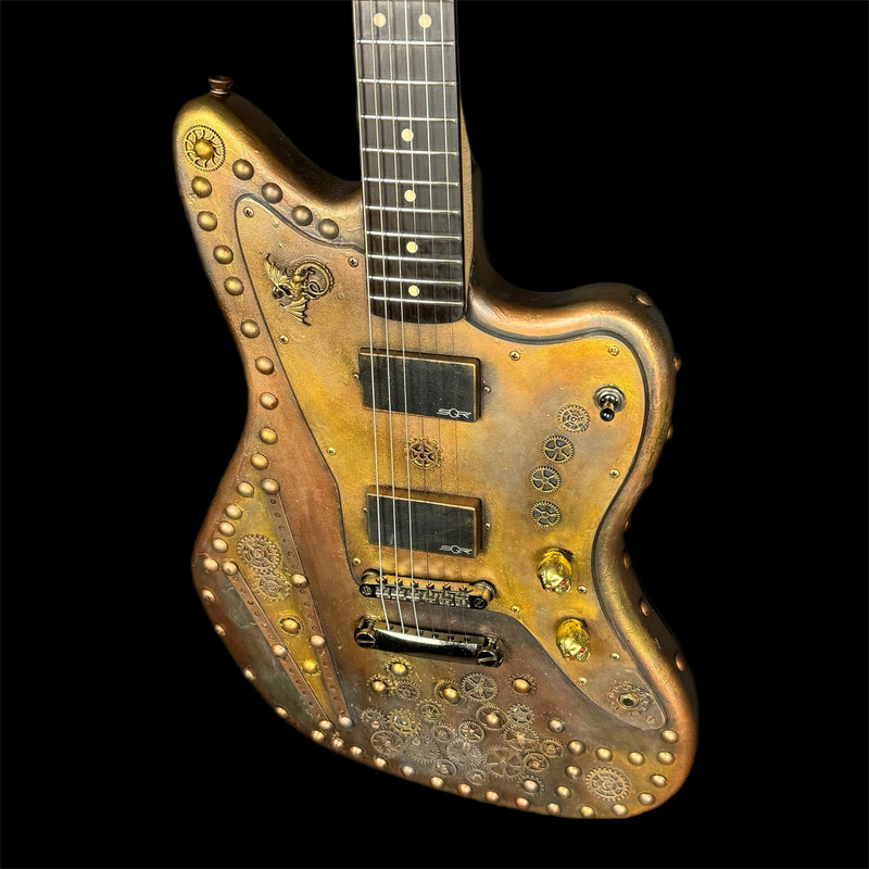One of A Kind Fender Squier Contemporary Active Jazzmaster - Steam Punk
