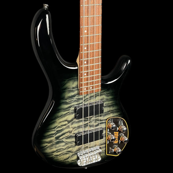 Cort Action DLX Plus Active Bass Guitar in Faded Grey Burst