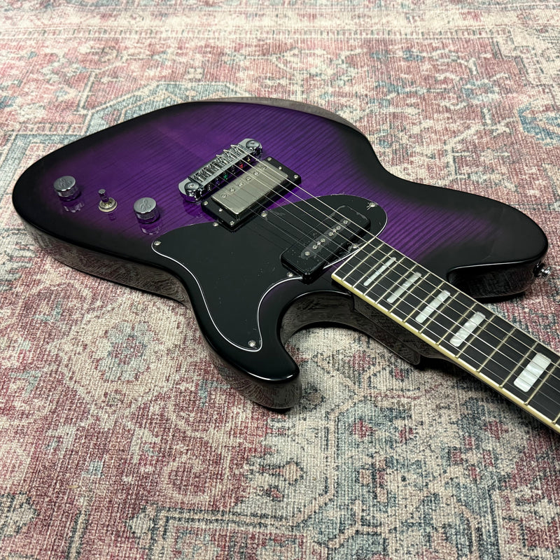 Hagstrom Adina Electric Guitar in Purple Burst