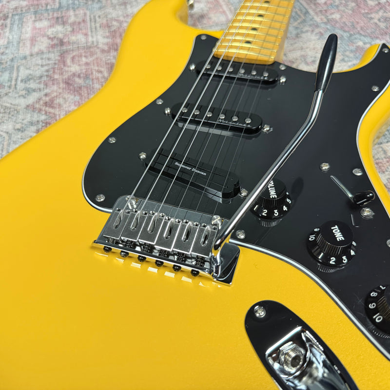Fender Player II Modified Electric Guitar in Sunshine Yellow w/ Seymour Duncan Hot Rails & Gig Bag