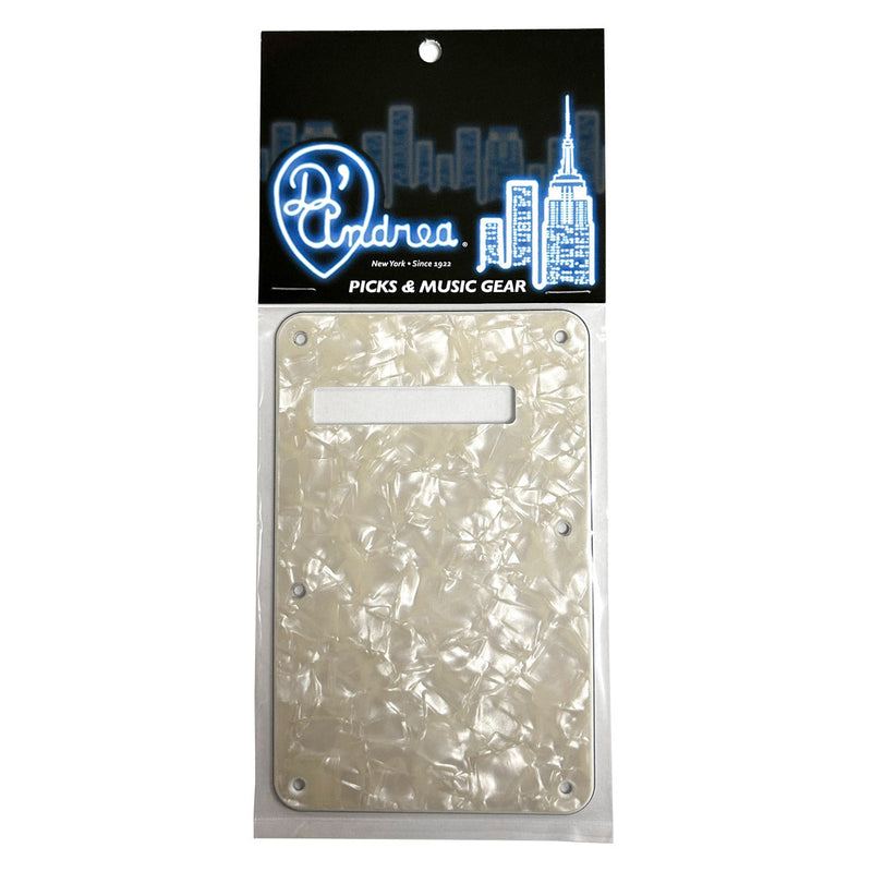 D'Andrea Back plate ~ S-Style ~ Vintage Pearl