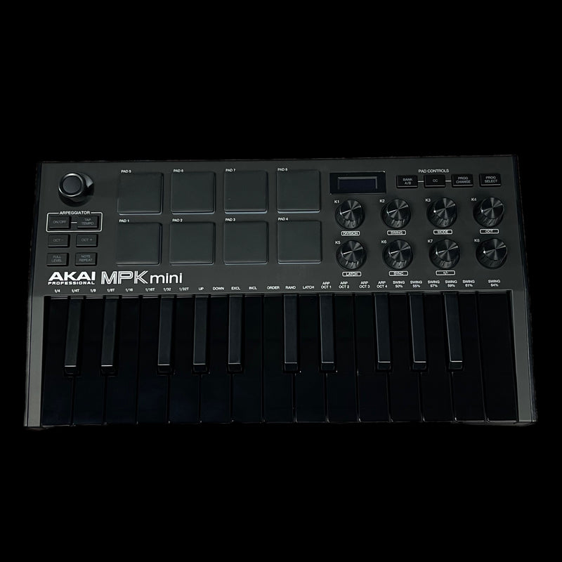 Akai Professional MPK Mini MK Controller Keyboard, Black R and