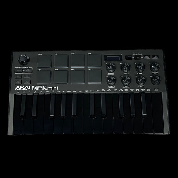 Akai Professional MPK Mini MK 3 Controller Keyboard, Black | R and