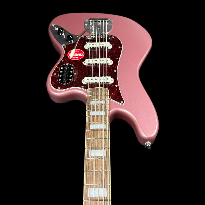 Squier FSR Classic Vibe Bass VI Laurel Fingerboard Matching Headstock Burgundy Mist