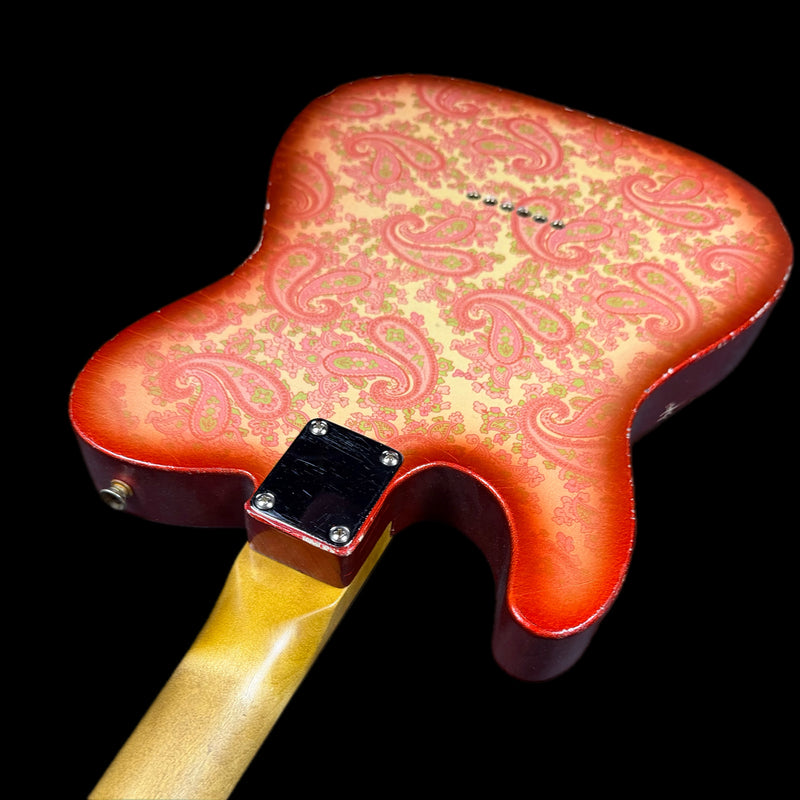 Kauffmann '63 T-Style Electric Guitar in Pink Paisley w/ Deluxe Gigbag