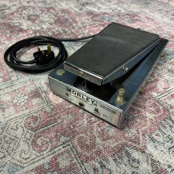 Vintage 1970s Morley CWV Wah / Volume Effects Pedal in Chrome