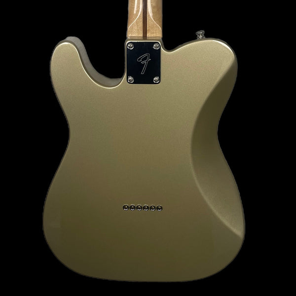 Fender Chris Shiflett Telecaster Electric Guitar, Shoreline Gold Rosewood Fingerboard W/ Hard Case