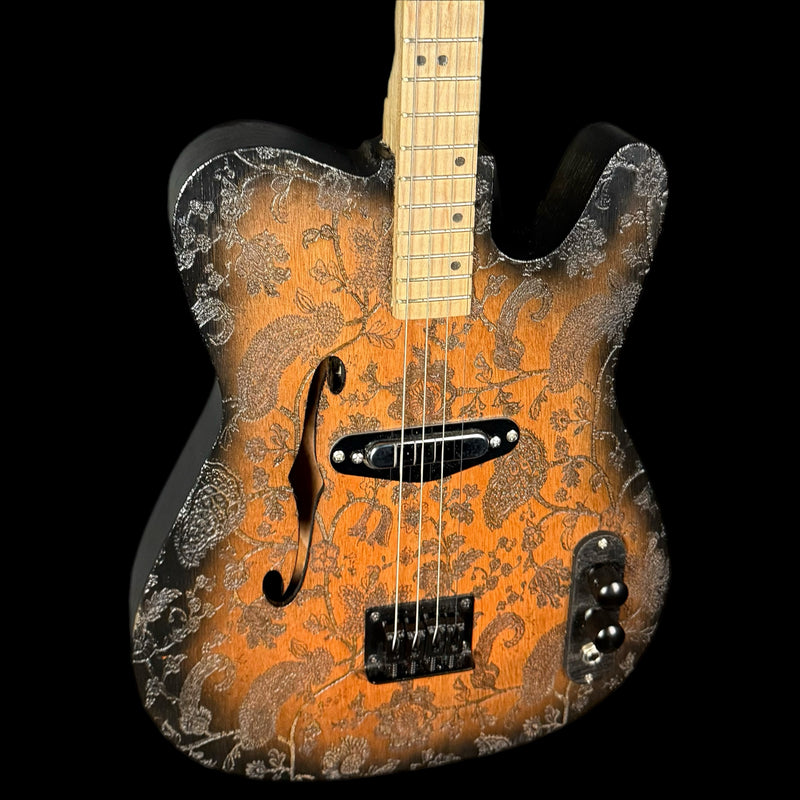 Lazy Dog Custom Tele-Style Tenor Guitar with Paisley Finish