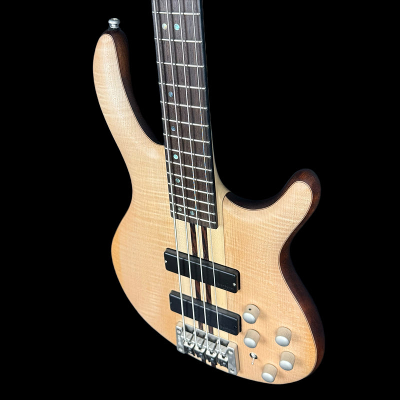 Core A4 Plus FMMH Bass Guitar In Open Pore Natural