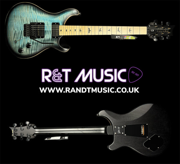 PRS Dustie Waring CE Electric Guitar in Faded Blue Smokeburst w/Deluxe Gigbag & Floyd Rose