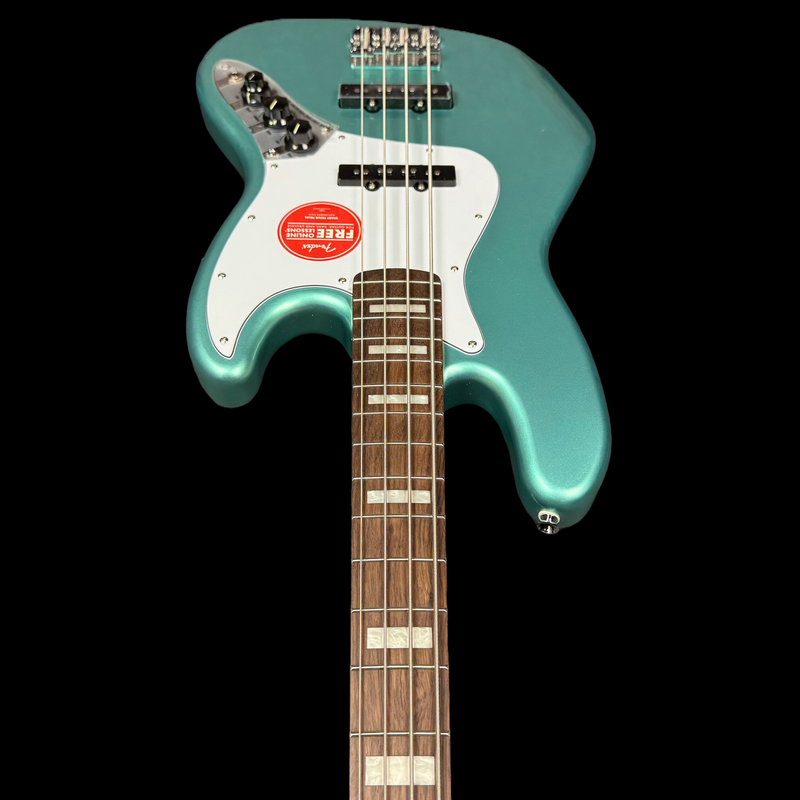 Squier Affinity Active Jazz Bass in Mystic Sea Foam Green